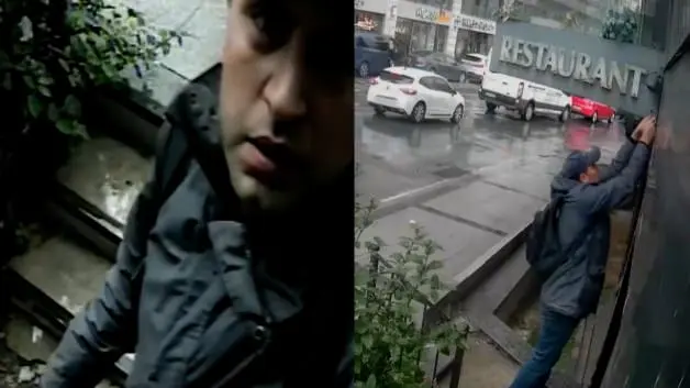İstanbul'da kendisini kaydeden kamerayı çaldı!