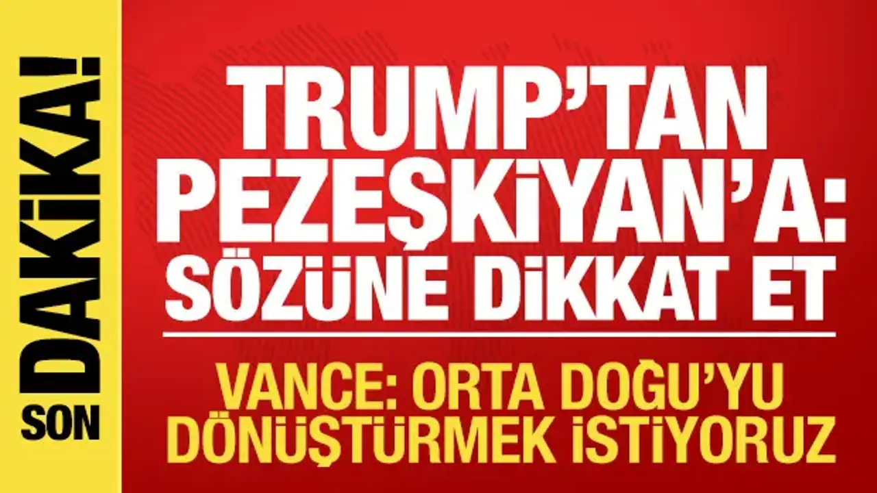 İsviçre'de gergin müzakere! Trump'tan Pezeşkiyan'a: Sözlerine dikkat et