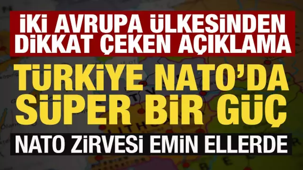 İzlanda ve Litvanya'dan Türkiye açıklaması: NATO'da süper bir güç!