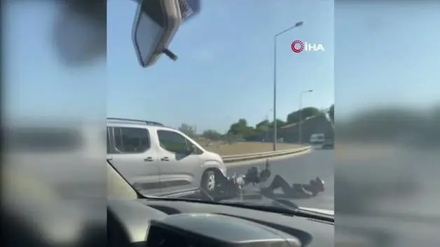 İzmir'de motosikletliye kasten çarpıp kaçan sürücüye ağır ceza