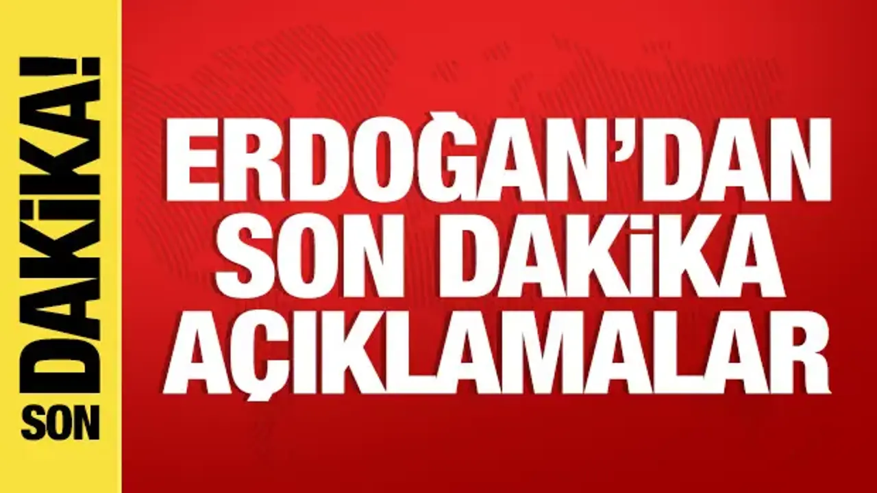 Kabine Toplantısı sona erdi: Erdoğan açıklama yapıyor