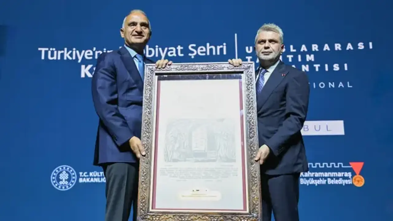 Kahramanmaraş UNESCO'nun 'edebiyat şehri' oldu