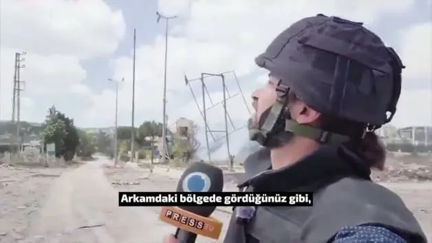 Kamera anbean kaydetti: İsrail Lübnan'da gazeteciyi vurdu!
