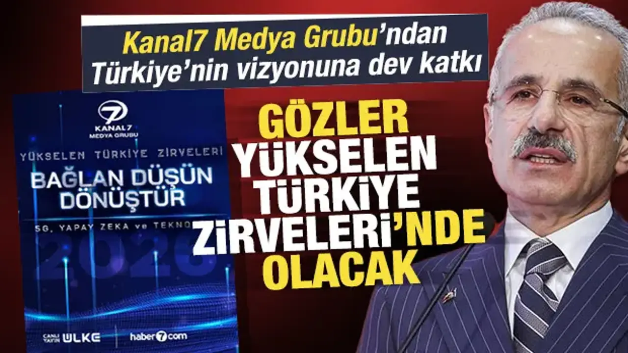 Kanal7 Medya Grubu'nun düzenlediği Yükselen Türkiye Zirveleri'nin 2'ncisi için geri sayım