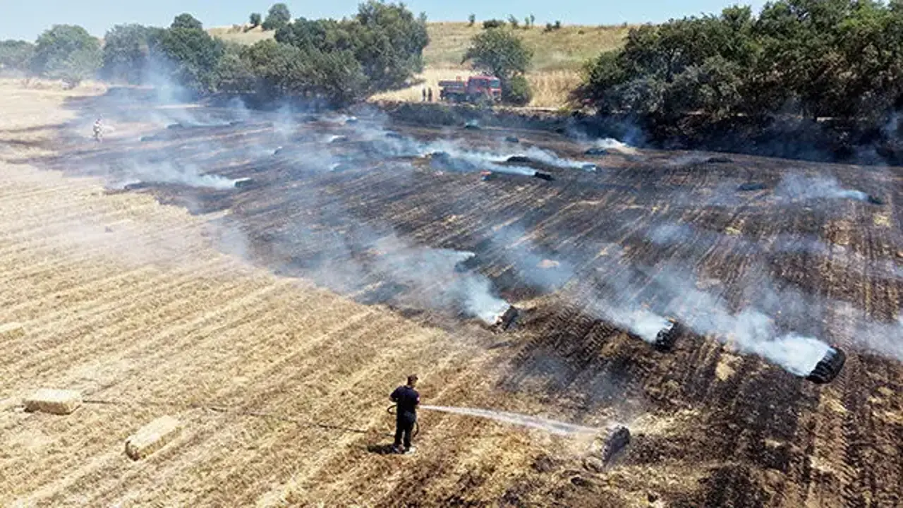 Karabük'te çıkan anız yangını kontrol altına alındı