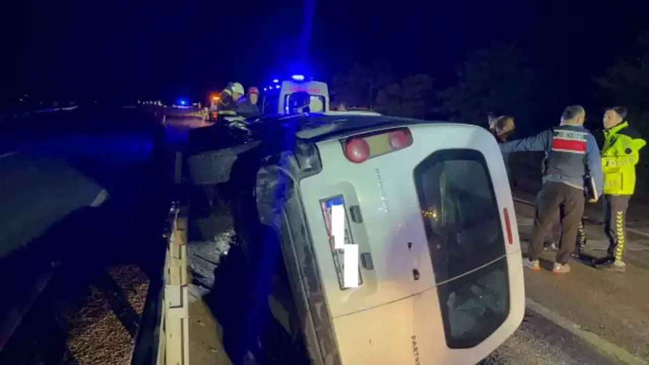 Kastamonu’da 'gizemli' kaza! Devrilen araçta kimse bulunamadı