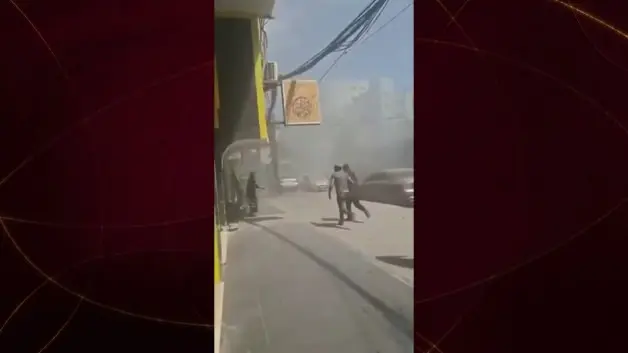 Katil İsrail Gazze merkezinde sivilleri hedef aldı!