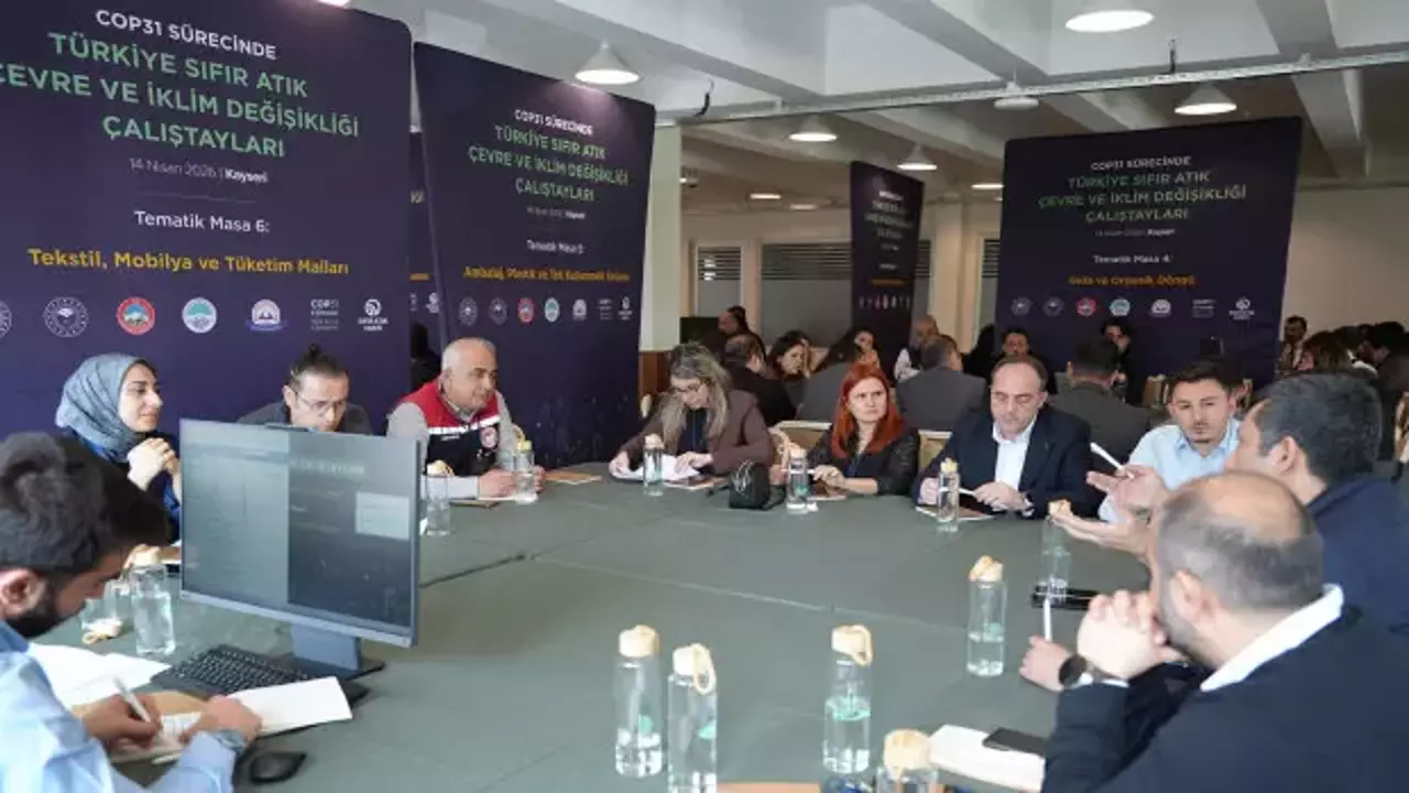 Kayseri'de Sıfır Atık vizyonu, 15 tematik masada çok paydaşlı yaklaşımla şekillendi