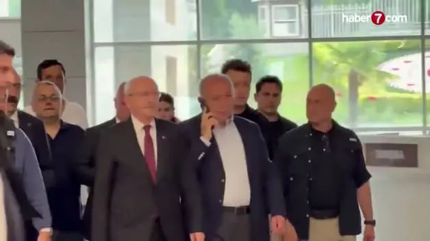 Kemal Kılıçdaroğlu, Deniz Göktaş'a destek vermek için Çağlayan Adliyesi'nde