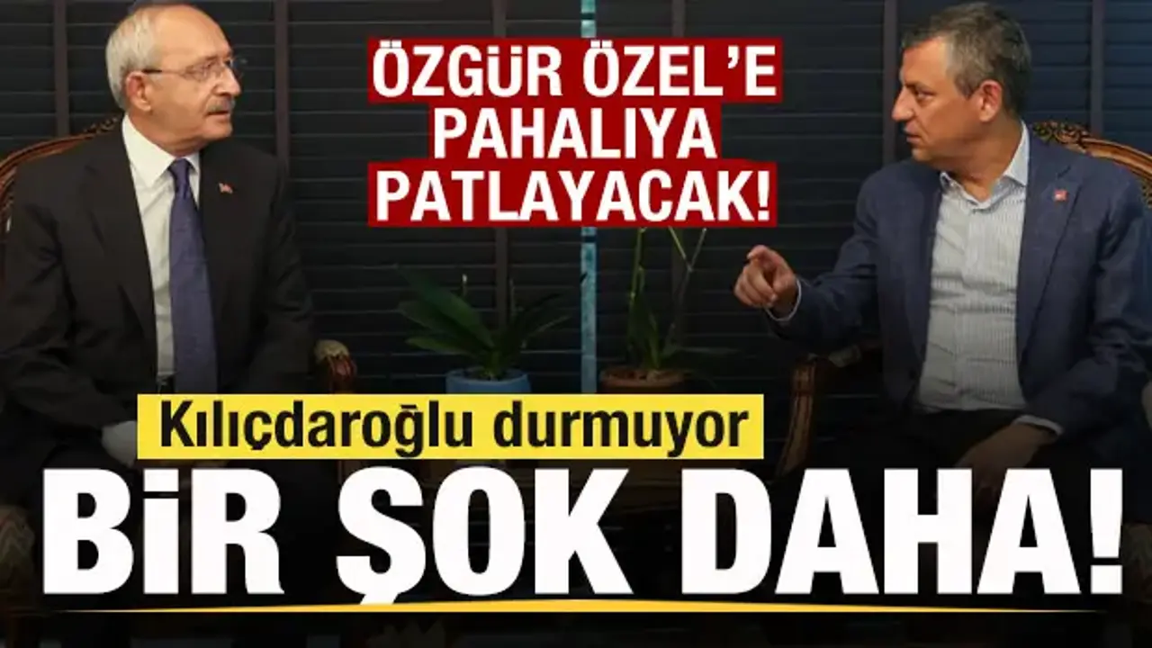 Kılıçdaroğlu durmuyor! Bir şok daha! Özgür Özel başı çekiyor!