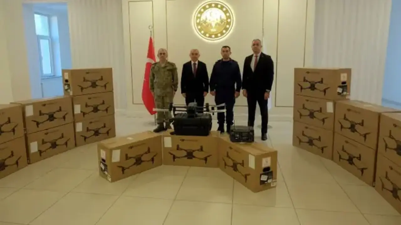 Kırklareli’de sınır güvenliğinde kullanılmak üzere 17 İHA desteği