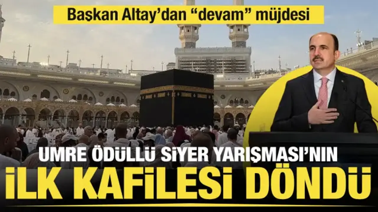 Konya Büyükşehir’in Umre Ödüllü Siyer Yarışması’nın ilk kafilesi kutsal topraklardan döndü