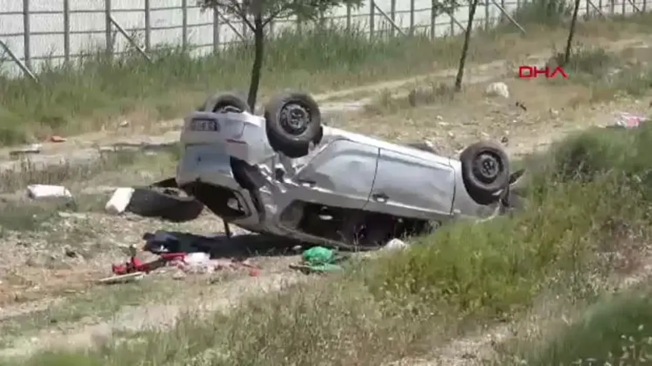 Konya'da feci kaza: Takla atan otomobildeki çocuk hayatını kaybetti