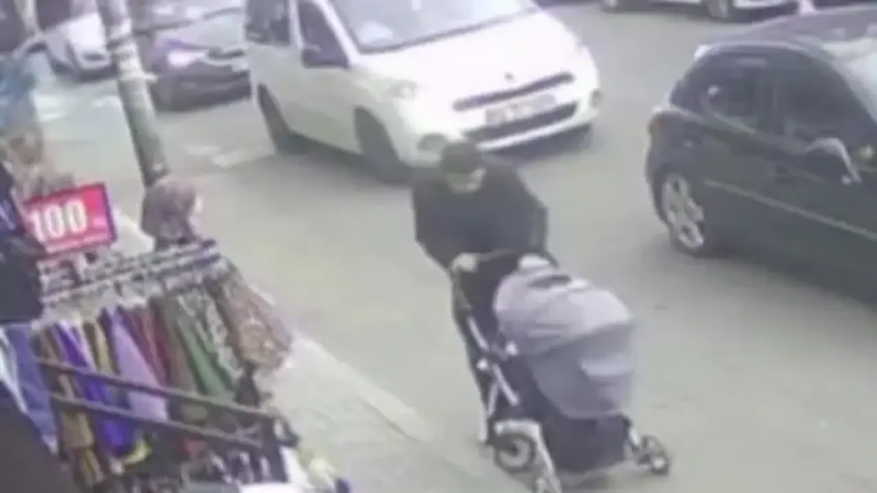 Küçükçekmece’de dehşet anı! Kopan boru bebeğin yanındaki adamın kafasına düştü
