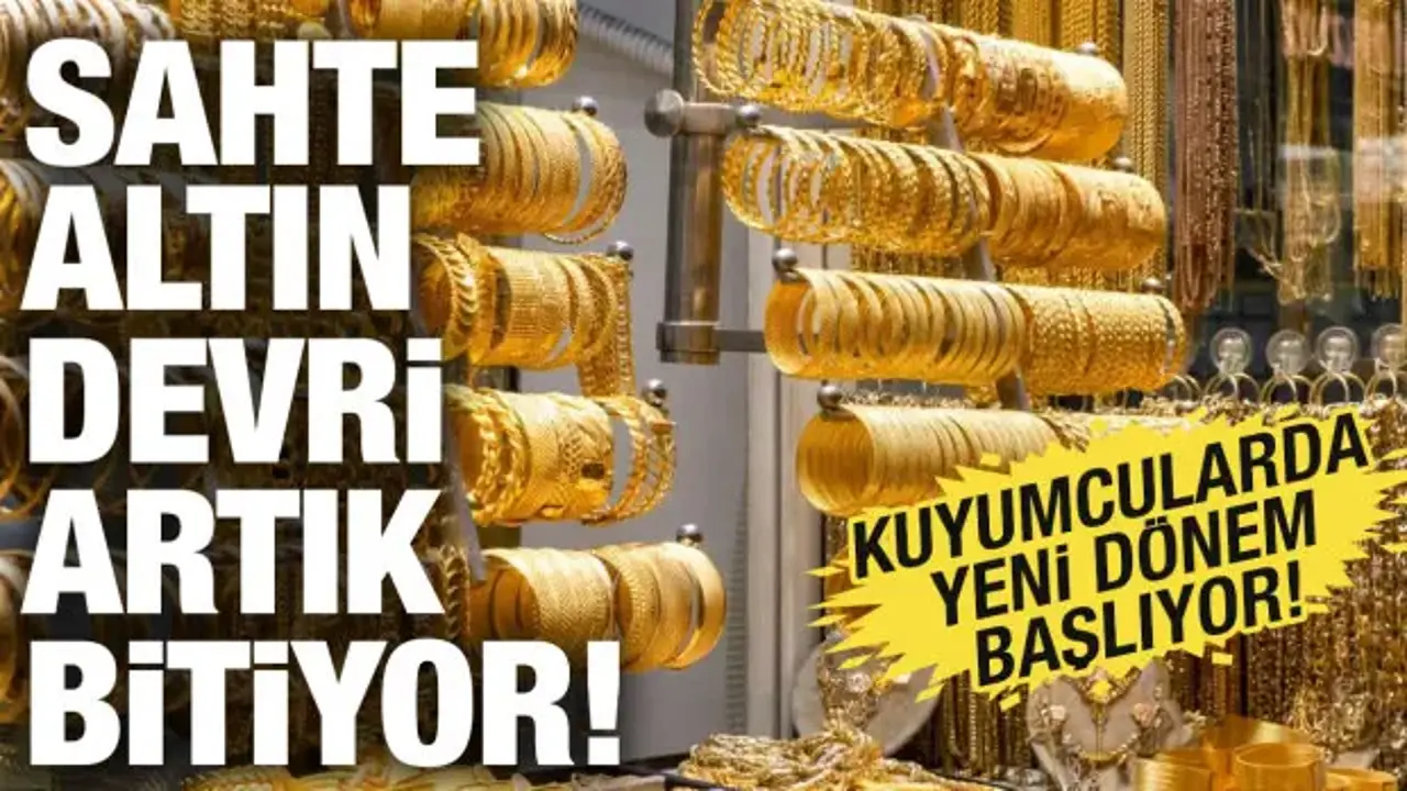Kuyumcularda yeni dönem! Sahte altın anında tespit edilecek