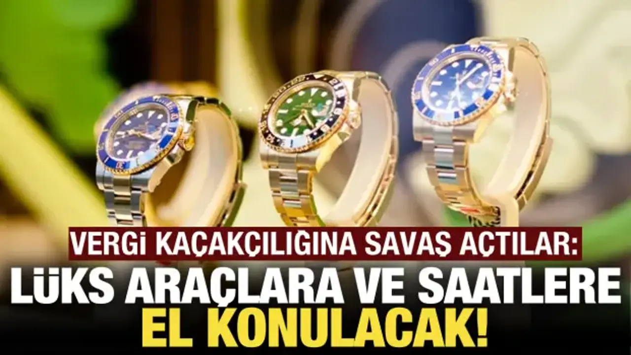 Lüks araçlar ve saatlere el konulacak! Almanlar kemeri sıktı