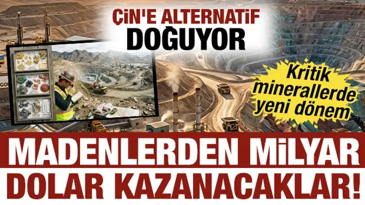 Madenlerden milyar dolar kazanacaklar: Kritik minerallerde yeni dönem