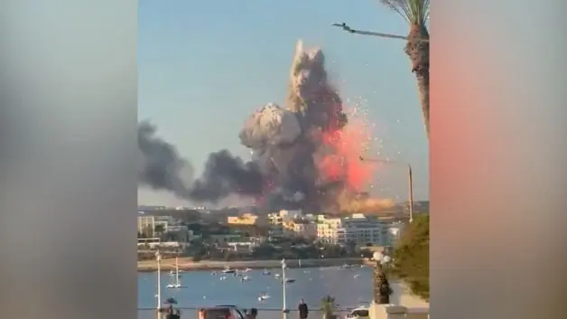 Malta'daki havai fişek fabrikasında şiddetli patlama! 2 yaralı