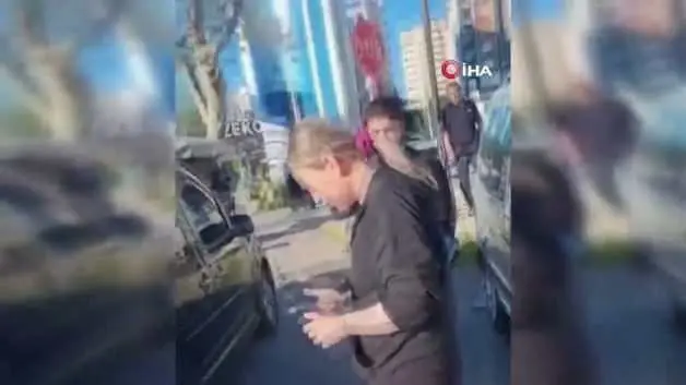 Maltepe'de trafikte başlayan tartışma ilerledi kavgaya dönüştü!