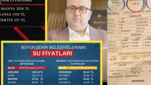 Mansur Yavaş karnesi! İl il su ve ulaşım fiyatları tablosunu karşılaştırdı