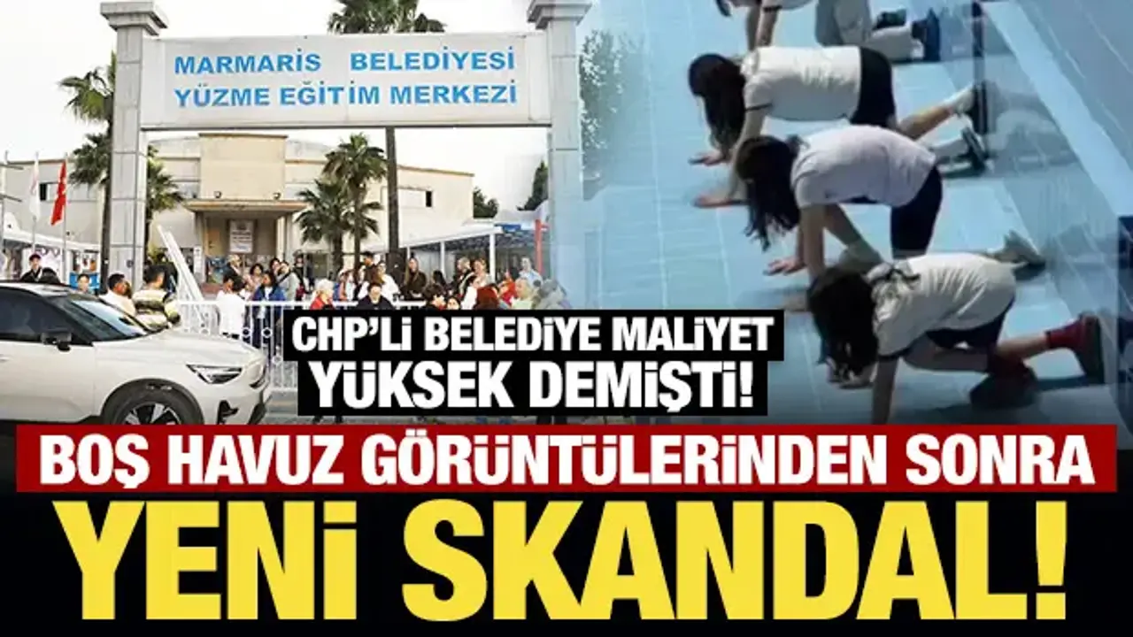 Marmaris'te boş havuz görüntülerinden sonra yeni skandal! Milli gurur bagajda