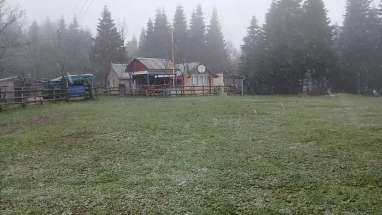 Mayıs ayında kar sürprizi! Hava sıcaklığı bir anda düştü!