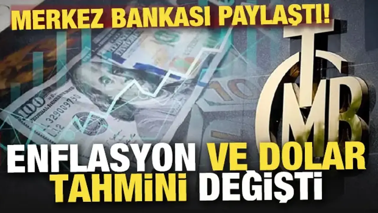Merkez Bankası açıkladı: Piyasanın yıl sonu enflasyon ve dolar tahmini yükseldi