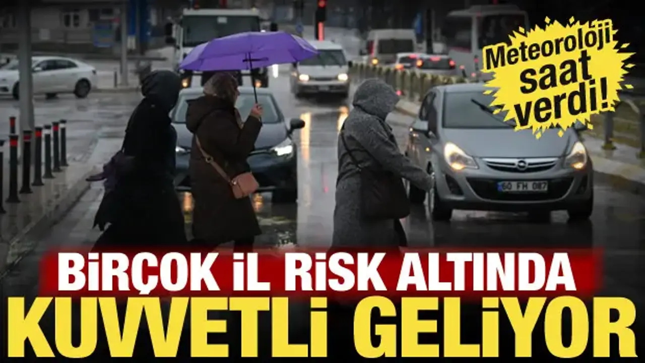 Meteoroloji il il uyardı: Kuvvetli sağanak geliyor!