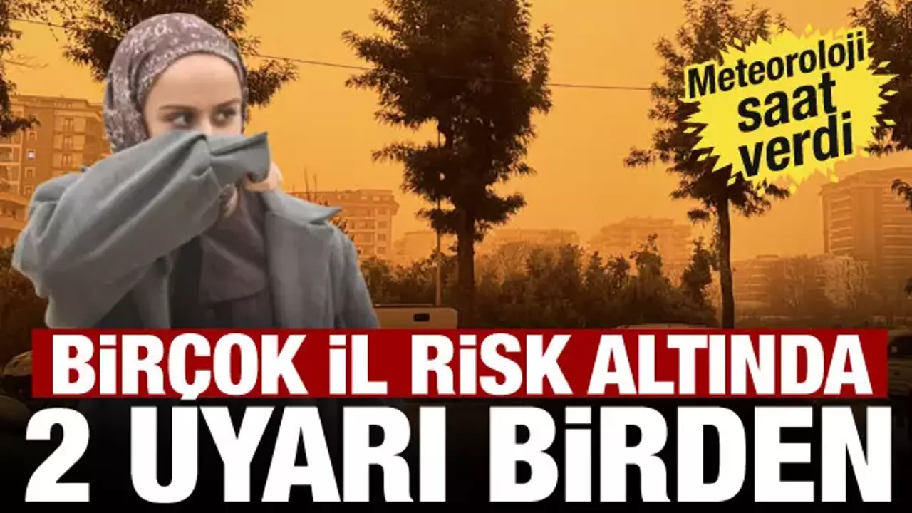 Meteoroloji'den çifte uyarı: Önce toz bulutu, sonra sağanak yağış! Öğleden sonraya dikkat