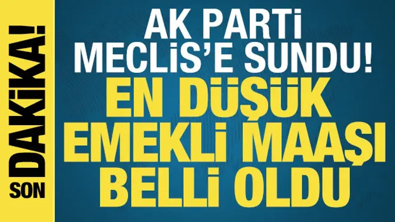 Milyonlarca emekliyi ilgilendiriyor! En düşük emekli maaşı belli oldu