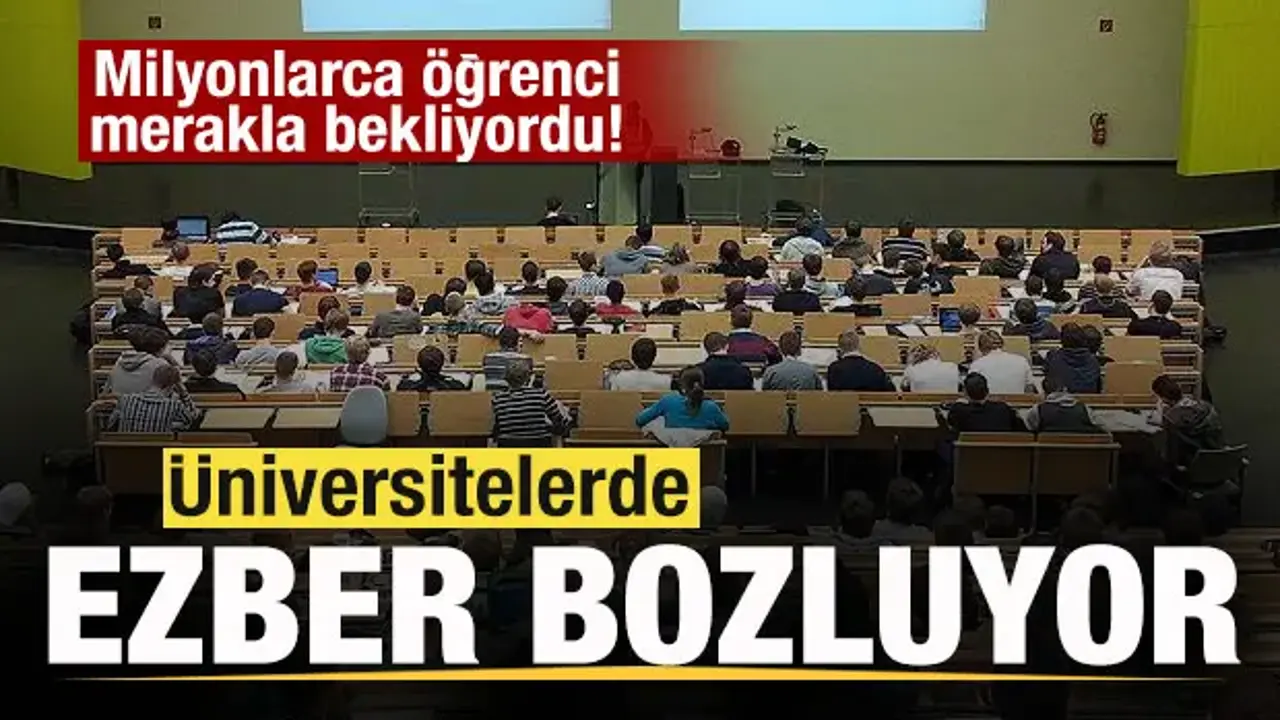 Milyonlarca öğrenci merakla bekliyordu! Üniversitelerde ezber bozacak düzenleme!