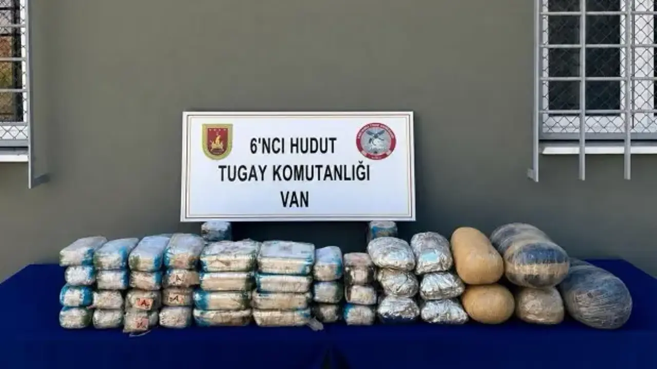 MSB: Van hudut hattında 44 kilo uyuşturucu ele geçirildi