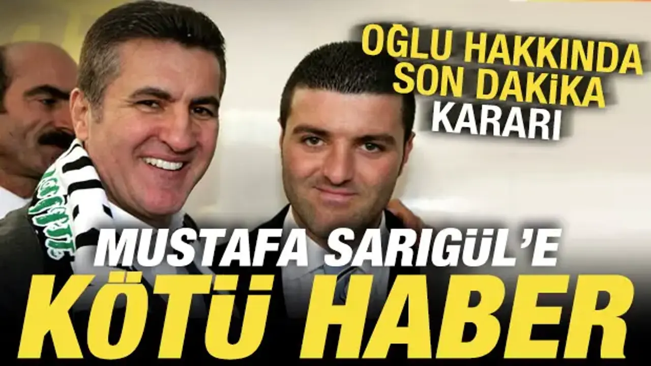 Mustafa Sarıgül'e bir kötü haber daha: Oğlu Emir Sarıgül hakkında son dakika kararı