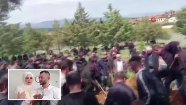 Mutluluk yarım kaldı: Gelin çiçeği mezara bırakıldı
