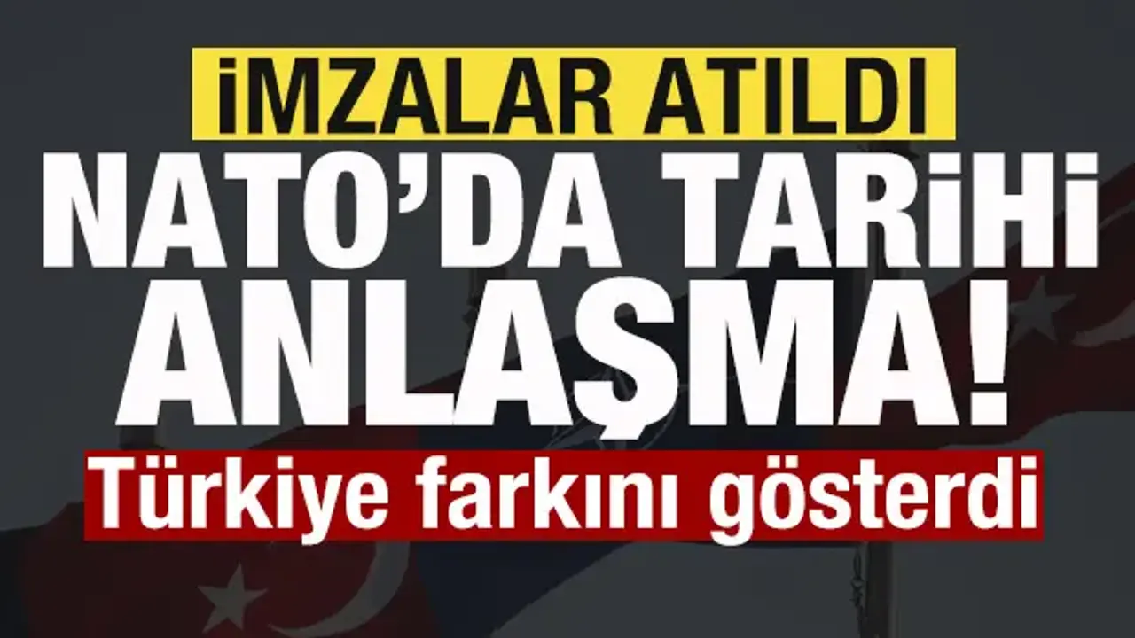 NATO zirvesinde tarihi anlaşma! İttifaka Türkiye imzası