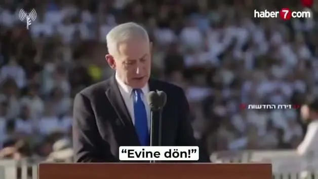 Netanyahu'ya mezuniyet töreninde protesto: 