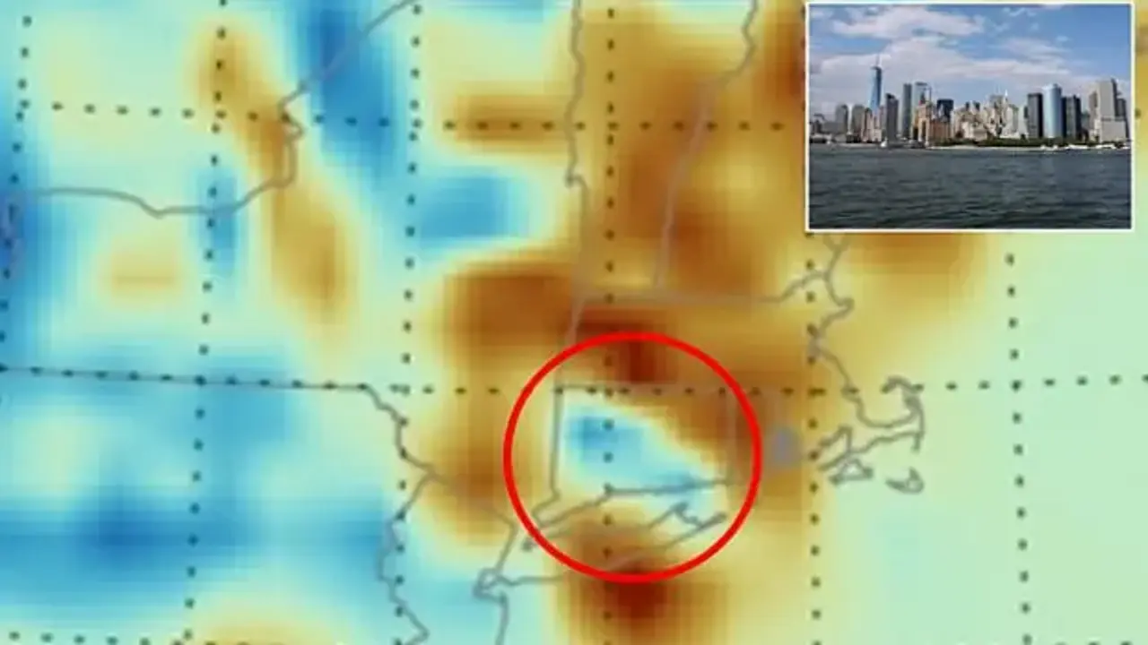 New York'a doğru ilerliyor! Yakınlarda gizlenmiş gizemli bir sütun keşfettiler!