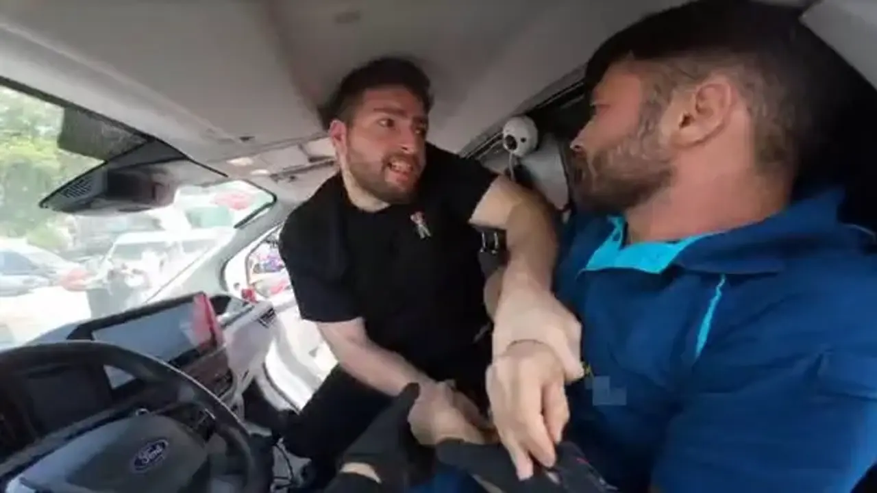 Niğde'de trafikte yol verme kavgası: Kargo sürücüsüne araç içinde darp