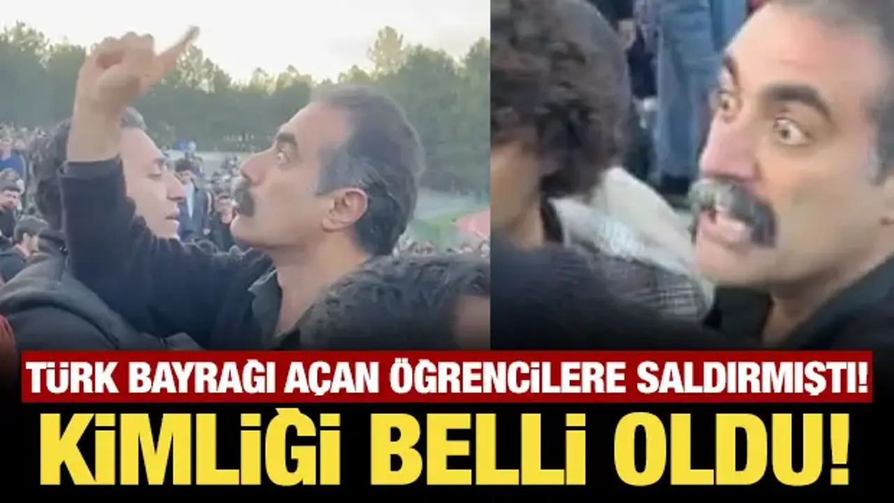 ODTÜ'de Türk bayrağı açan öğrencilere saldıranın kimliği belli oldu!