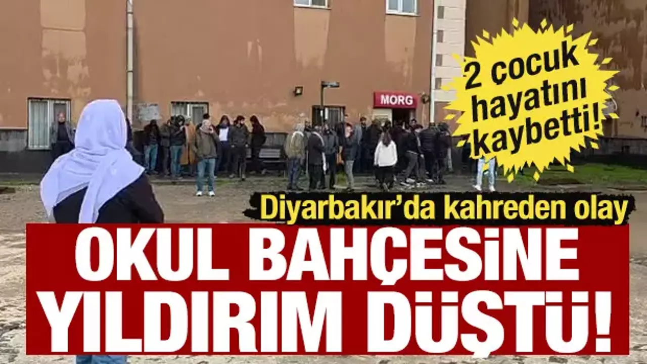 Okul bahçesine yıldırım düştü: 2 çocuk öldü, 1'i ağır yaralı!