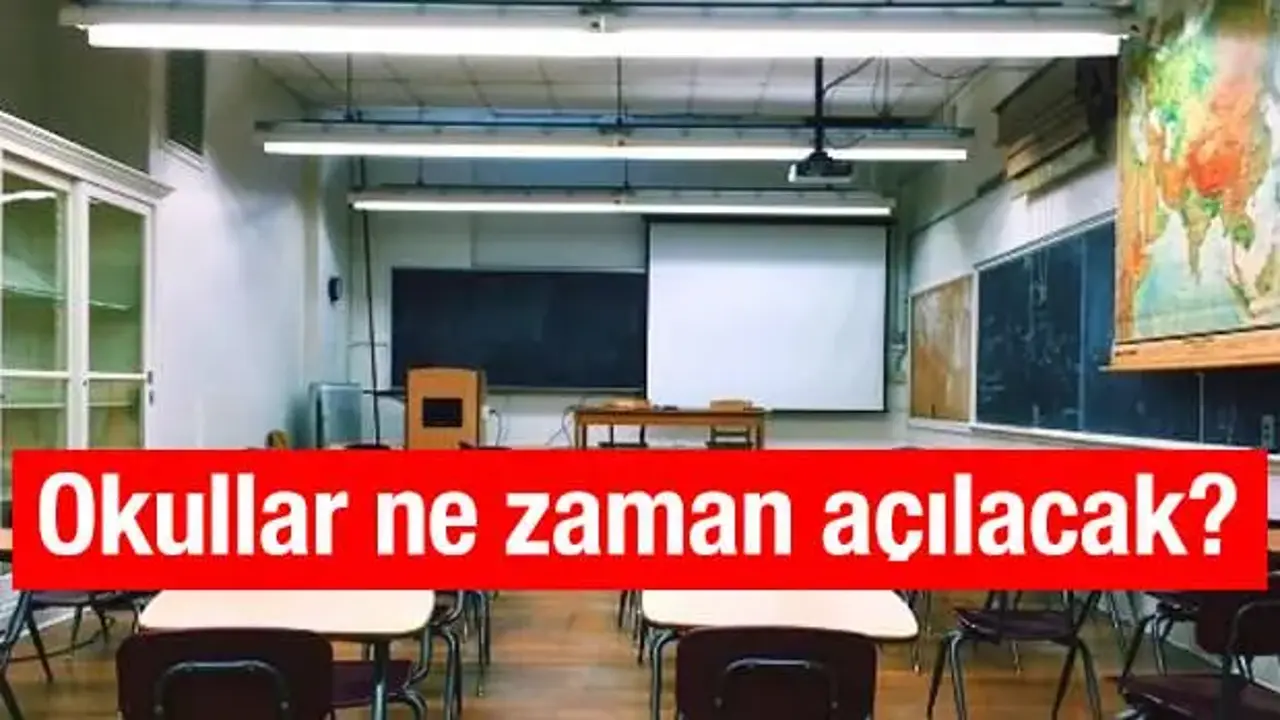 Okullar ne zaman açılacak? İşte MEB çalışma takvimi