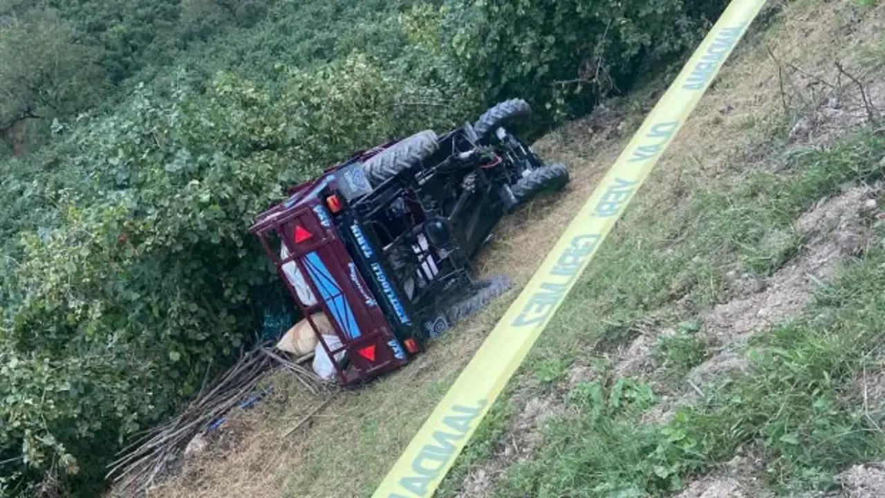 Ordu'da patpat devrilmesi sonucu 1 kişi öldü!