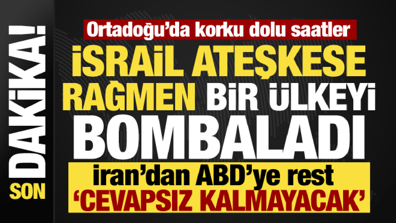 Ortadoğu'da anlaşmayı bozacak saldırı! İsrail Lübnan'ı bombaladı, İran ABD'ye rest çekti