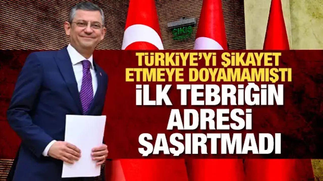 Özgür Özel şikayete doymamıştı: Yeni partiye ilk tebriğin adresi şaşırtmadı