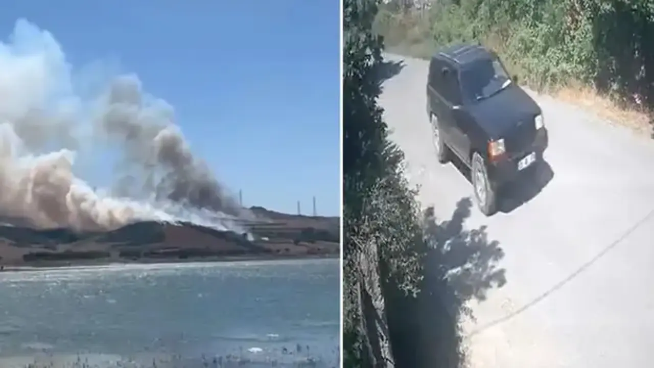 Piknik ateşi yangın çıkardı! Eşyalarını toplayıp kaçtılar