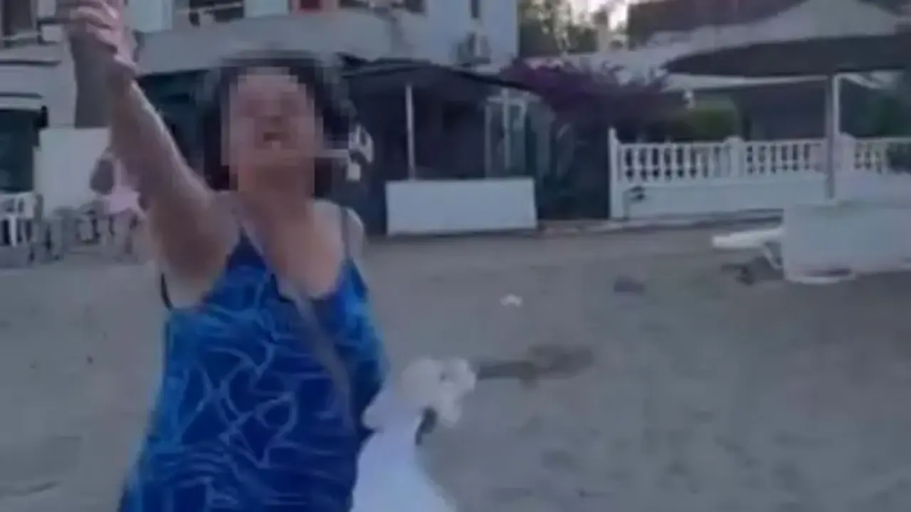 Plajda tesettürlü anne ile kızına saldırmıştı, utanmaz kadınla ilgili yeni gelişme!