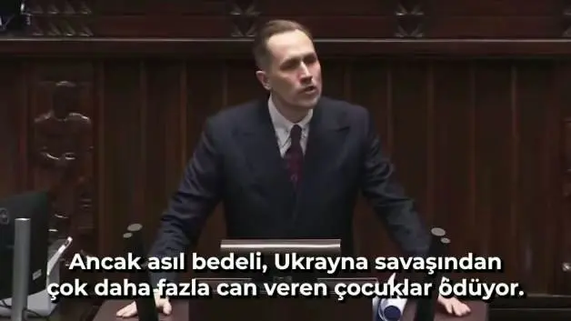Polonya parlamentosunda İsrail'e Nazi sembollü tepki: İsrail yeni Üçüncü Reich'tir