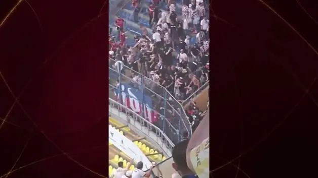 Polonyalı taraftarlar Türk polisine saldırdı!