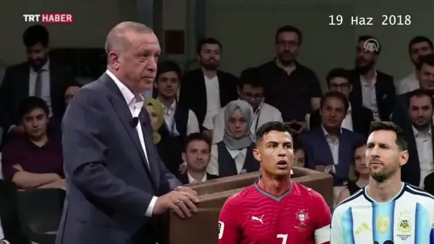 Ronaldo mu Messi mi ? Cumhurbaşkanı Erdoğan'dan tarihe geçecek cevap