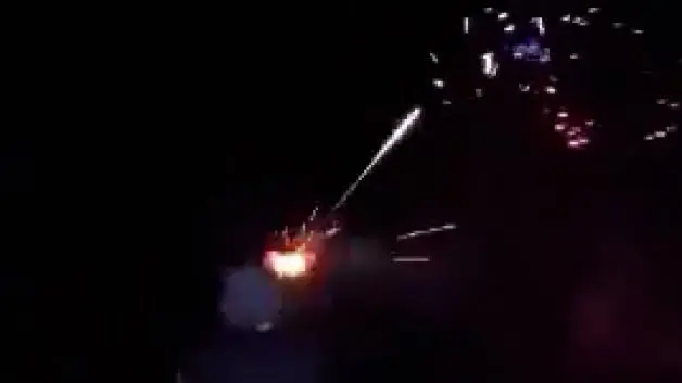 Rus birliklerinin Kamikaze iha saldırısından kurtulduğu anlar nefes kesti